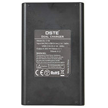 Carica l&#39;immagine nel visualizzatore di Gallery, DSTE 2x SPCC1B Ricambio Batteria + Caricatore doppio USB con display LCD...