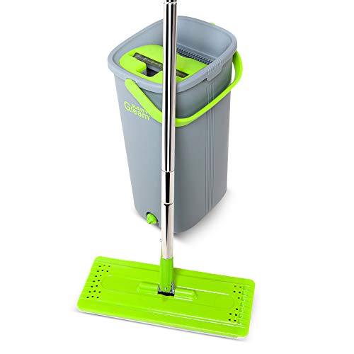 Easygleam Set Mocio Lavapavimenti e Secchio | Mop Pavimenti in Microfibra |...