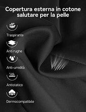 Carica l&#39;immagine nel visualizzatore di Gallery, Travel Ease Cuscino Lombare Ergonomico, Supporto per la Schiena in Schiuma di Memoria per Seggiolino Auto Sedia da Ufficio, Schienale con Rivestimento Antistatico e Doppie Cinghie Regolabili, Nero