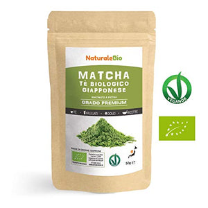 Tè Verde Matcha Biologico in Polvere [ GRADO PREMIUM ] da 50 grammi. The... - Ilgrandebazar