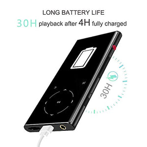 Walkercam MP-7 8GB Bluetooth 4.1 Lettore MP3 con Pulsante a Nero02