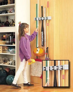 Home-Neat Portascope e Portaspazzole Muro Montato, per Garage, Cucina,... - Ilgrandebazar