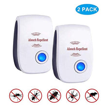 Carica l&#39;immagine nel visualizzatore di Gallery, ALOhaLi Repellente Ultrasuoni, 2020 per Zanzare,Topi, formiche, 2 pack