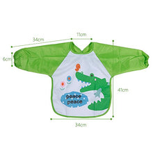 Carica l&#39;immagine nel visualizzatore di Gallery, Lictin Set di 6 bib bavaglini manica lunga impermeabile con Multicolore - Ilgrandebazar