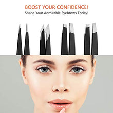 Carica l&#39;immagine nel visualizzatore di Gallery, Pinzette per Sopracciglia, Nivlan 4 Pcs Pinzetta Sopracciglia Professionale...