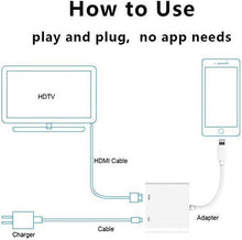 Carica l'immagine nel visualizzatore di Gallery, Kdely Adattatore Phone HDMI 1080P da Digitale AV a 1080P... - Ilgrandebazar