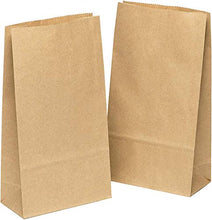 Carica l'immagine nel visualizzatore di Gallery, 100 Sacchetti di Carta Kraft per attività Bambini 9 x 16 x 5 cm 100 pcs.