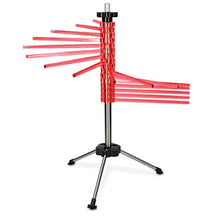 Carica l&#39;immagine nel visualizzatore di Gallery, Navaris Stendi-Pasta Pieghevole per Pasta Fresca - Stendino 2 kg Rosso