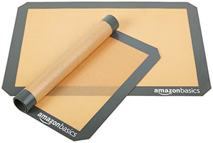 AmazonBasics - Tappetini da forno in silicone, Set 2 pezzi Confezione 2 - Ilgrandebazar