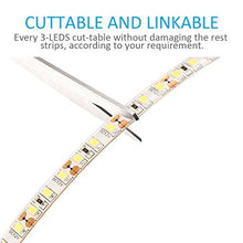 Carica l&#39;immagine nel visualizzatore di Gallery, Striscia led bianco freddo 300 leds IP65 impermeabile strisce 5 6000k+12v