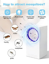 Carica l'immagine nel visualizzatore di Gallery, Uccidi Zanzare, Lampada Antizanzare Elettrica, Zanzariera Elettrica con Lampada UV, Trappola per zanzare USB, 180° Luce Insetticida per Uso da Interno ed Esterno, Zanzare, Mosche, Falene, Insetti