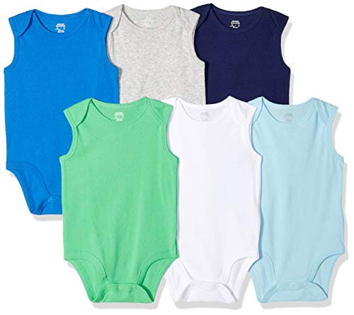 Amazon Essentials - Body senza maniche per bambini, confezione da 6 - Ilgrandebazar