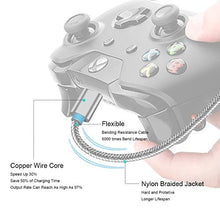 Carica l&#39;immagine nel visualizzatore di Gallery, Cavo PS4 Controller,3M 2 Pezzi USB di Ricarica Cavetto Per Joystick...