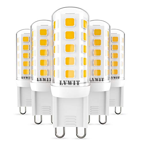 LVWIT Lampadine LED G9-3.5W Equivalenti a 40W, 400 Lumen, 3.5W 3000K 400Lumen - Ilgrandebazar