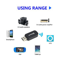 Carica l&#39;immagine nel visualizzatore di Gallery, Ricevitore Bluetooth Aigoss, 4.2 USB Adattatore Portatile Wireless...