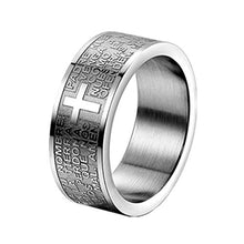 Carica l&#39;immagine nel visualizzatore di Gallery, Jewelrywe Gioielli Anello da Uomo Donna,Anello 8mm, Acciaio Inossidabile,... - Ilgrandebazar