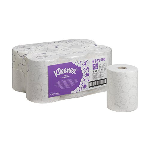 Kleenex 6781 Ultra Slimroll Asciugamani a Rotolo, 6 Rotoli da 100 m a 2... - Ilgrandebazar