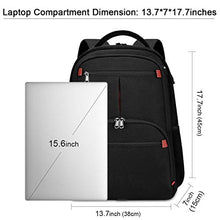 Carica l&#39;immagine nel visualizzatore di Gallery, Zaino Porta PC Uomo per Portatile 15.6 Pollici Nero
