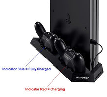 Carica l'immagine nel visualizzatore di Gallery, [PS4 PRO/SLIM / Classico] KingTop Doppia Stazione Ricarica Controller con...