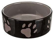 Carica l'immagine nel visualizzatore di Gallery, Trixie - Ciotola in ceramica con impronte 0,8 l/ø 16 cm, braun/taupe