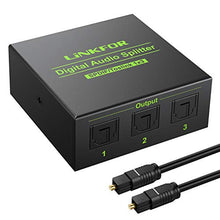 Carica l'immagine nel visualizzatore di Gallery, LiNKFOR 1X3 Splitter Ottico Audio 3 Porte 5.1CH SPDIF 1pz 1M Cavo - Ilgrandebazar