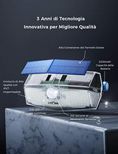 Carica l&#39;immagine nel visualizzatore di Gallery, Luci Solari Esterno【2019 Ultimi Modelli 】200 LED Luce Solare Sensore 2 pezzi
