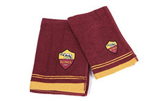 Carica l&#39;immagine nel visualizzatore di Gallery, AS Roma 8907 020 2140 Set Asciugamano e Ospite in Spugna, 100% Cotone,... - Ilgrandebazar