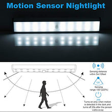 Carica l&#39;immagine nel visualizzatore di Gallery, 20Led Armadio Sensore Movimento Luce, Wireless Luci 20LED-2, Bianco Freddo - Ilgrandebazar