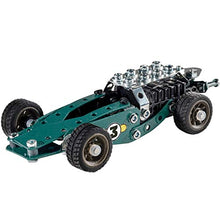 Carica l&#39;immagine nel visualizzatore di Gallery, MECCANO by Erector 5 in 1 Roadster Pull Back Car Building Kit, STEM 175 pezzi - Ilgrandebazar