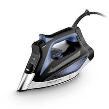 Carica l&#39;immagine nel visualizzatore di Gallery, Rowenta DW7320D1 Everlast Anticalc Ferro a Vapore, 2700 W, getto a vapore potente, 400 micro-fori, sistema anticalcare, nero/azzurro, Nero/Blu