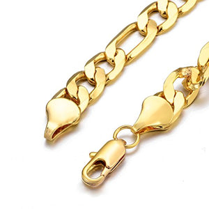 Fenical Bracciale uomo a catena hip hop in oro - Ilgrandebazar