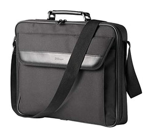 Trust Atlanta Borsa per Portatile, Fino a 17.3 Pollici, Nero 17"