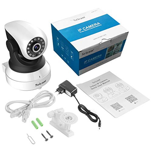 Telecamera IP WiFi PTZ SriHome | 1080P Full HD | Visione Notturna | Sicurezza Casa - Foto 1