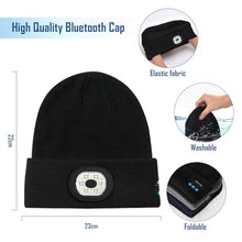 Carica l'immagine nel visualizzatore di Gallery, ZOOI Regalo Uomo, Idee Regalo Natale, Bluetooth Cappello con Luce LED Invernale Uomo, Idee Regalo Uomo Natale Originale, Regali papà/Uomo, Regalo Uomo Compleanno, Regali San Valentino per Lui