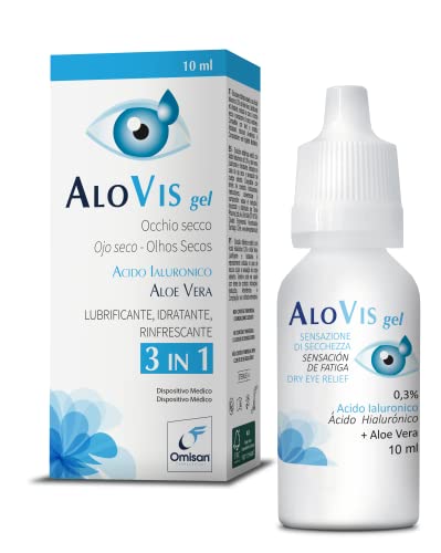 AlovisGel Collirio con Acido ialuronico ed Aloe Vera - 10 ml