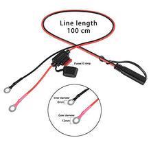 Carica l&#39;immagine nel visualizzatore di Gallery, o tipo 2-pin rapido a spina cavo di prolunga SAE 12 V – 24 V con fusibile 10... - Ilgrandebazar