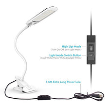 Carica l&#39;immagine nel visualizzatore di Gallery, OxyLED Lampada da scrivania con 24 luci T34 White Clip Table Lamp - Ilgrandebazar