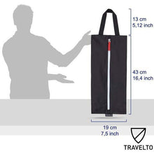Carica l'immagine nel visualizzatore di Gallery, TRAVELTO Set da 2 borse per scarpe in nylon leggero e resistente con...