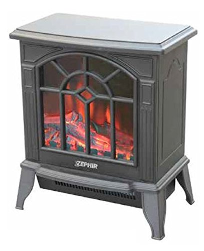 Zephir ZFP2000MINI Caminetto Elettrico, Nero - Ilgrandebazar