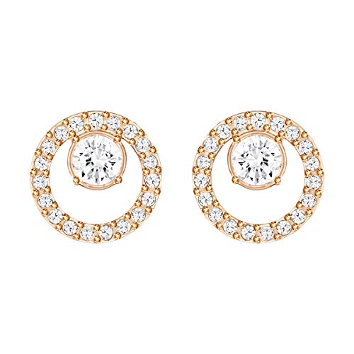 Swarovski Orecchini Creativity Circle, Cristallo Bianco, Placcati Nella... - Ilgrandebazar