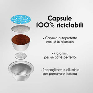 Bialetti Smart Macchina da caffè Espresso per Capsule in Alluminio, 1200 Nero - Ilgrandebazar