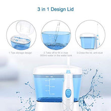 Carica l&#39;immagine nel visualizzatore di Gallery, Idropulsore Dentale Professionale,TUREWELL Irrigatore Orale Getto Bianco