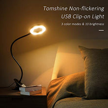 Carica l&#39;immagine nel visualizzatore di Gallery, Lampada con Pinza,Tomshine LED da Tavolo a Clip Collo Flessibile... - Ilgrandebazar
