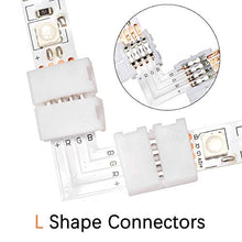 Carica l&#39;immagine nel visualizzatore di Gallery, SIGHTLING 5050 Kit di connettori per strisce LED RGB a 4 pin di... - Ilgrandebazar