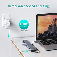 Carica l&#39;immagine nel visualizzatore di Gallery, CHOETECH Hub USB C MacBook PRO 2020, 11 in 1 Docking Station C con 4K...