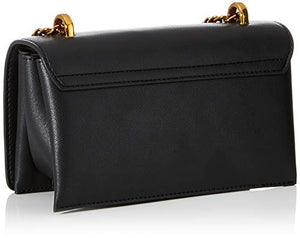 Love Moschino Jc4022pp1a, Borsa a Tracolla Donna, 7x13x27 cm (W x Nero (Nero)