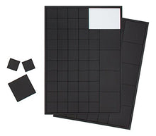 Carica l&#39;immagine nel visualizzatore di Gallery, 110x piastrine magnetiche extra forti 20x20mm e 40x40mm. Magneti - Ilgrandebazar