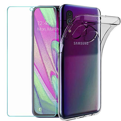 Wanxideng - Cover per Samsung Galaxy A40 + Pellicola Protettiva in Vetro... - Ilgrandebazar