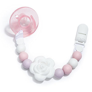 Clip Ciuccio per Dentizione, Confezione da 2 Design Ragazze, Porta... - Ilgrandebazar