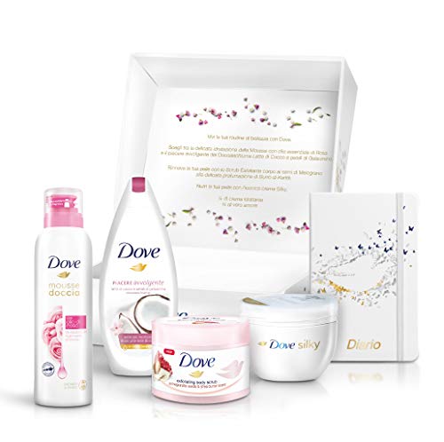 Dove Confezione Regalo Routine di Bellezza Donna con Mousse Doccia 200ml,...